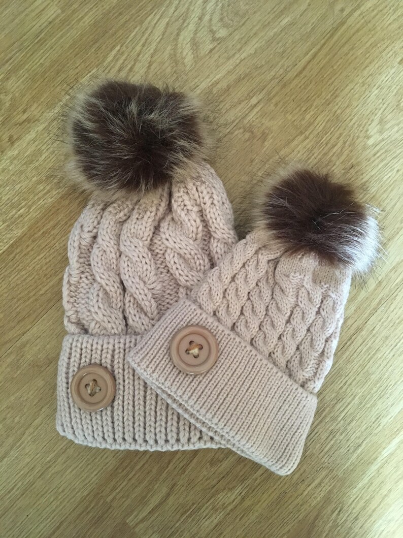Mommy and Me Hats Mother Daughter Hats matching outfit mom and me hats Mother Daughter Matching Beanies Father Daughter Son mothers day gift