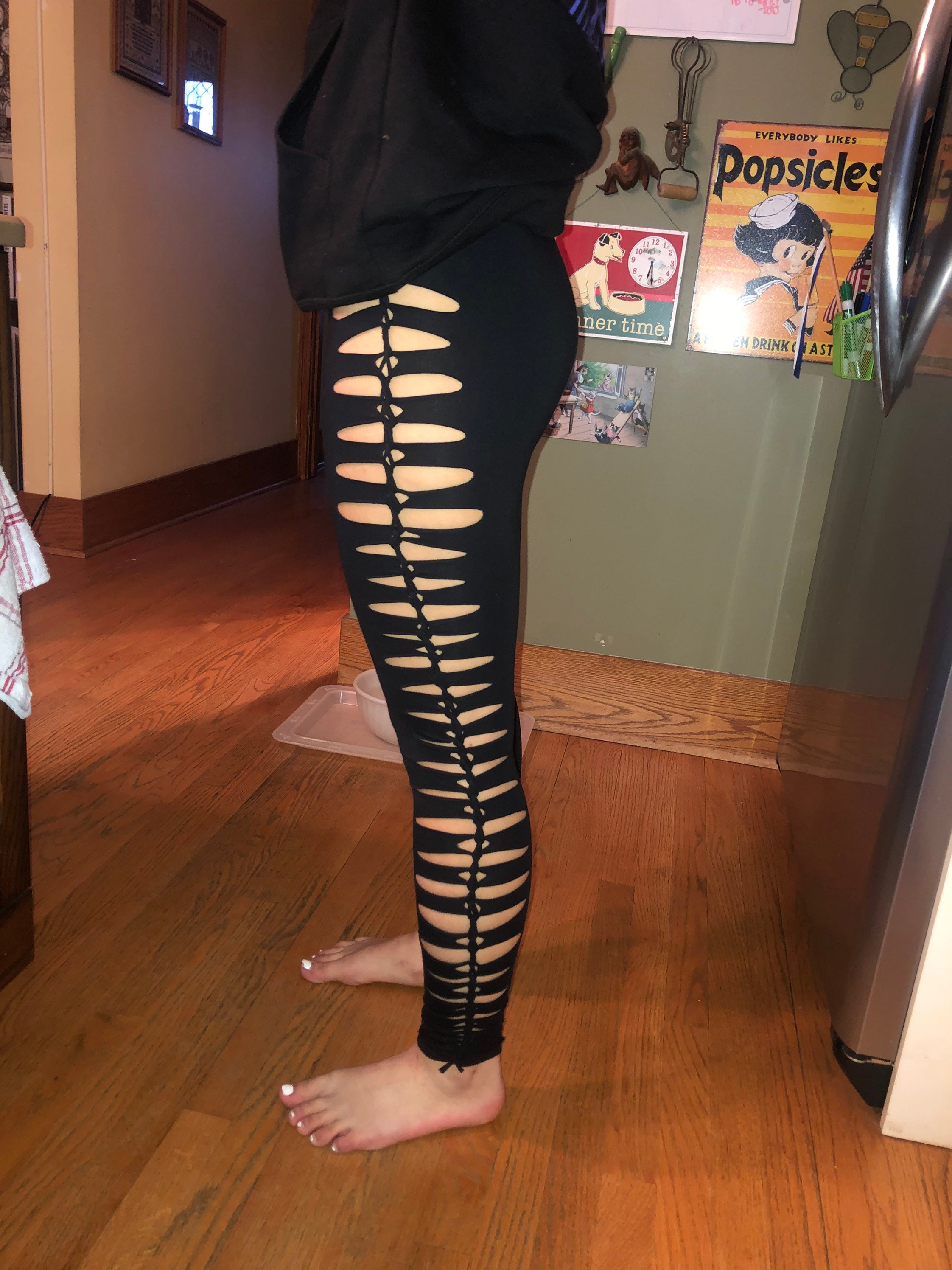 Side Braided Leggings Etsy Denmark