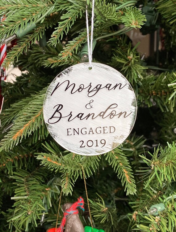engagement gift ornament
