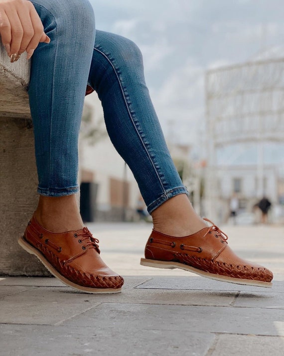 womens leather huarache sandals