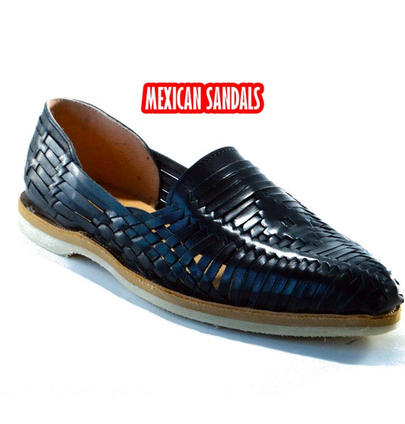 black mexican sandals