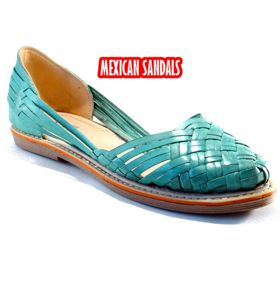 mint blue sandals