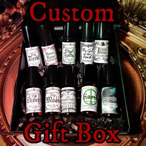 Caja de regalo personalizable - Aceite perfumado en roll-on - Frascos roll-on de 5 ml - Set de regalo - Vegano y sin crueldad animal