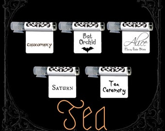 TEA Perfume Oil Sample Pack - Tea Scents - 5 Unique Fragrances - Vegan & Cruelty Free