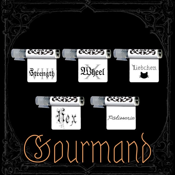 GOURMAND Perfume Sample Pack - Gourmand Scents - 5 Unique Fragrances - Vegan & Cruelty Free
