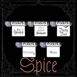 SPICE Perfume Oil Sample Pack - Spice Scents - 5 Unique Fragrances - Vegan & Cruelty Free