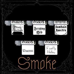 SMOKE Perfume Oil Sample Pack - Smoke Scents - 5 Unique Fragrances - Vegan & Cruelty Free