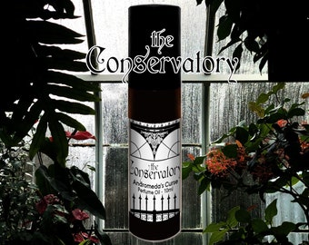 The Conservatory - Green, Floral, Soil - Rollerball Perfume Oil - Vegan & Cruelty Free