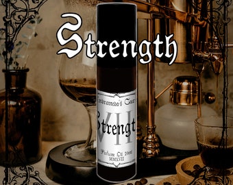 Strength - Coffee, Marshmallow, Tonka Bean - Rollerball Perfume Oil - Vegan & Cruelty Free