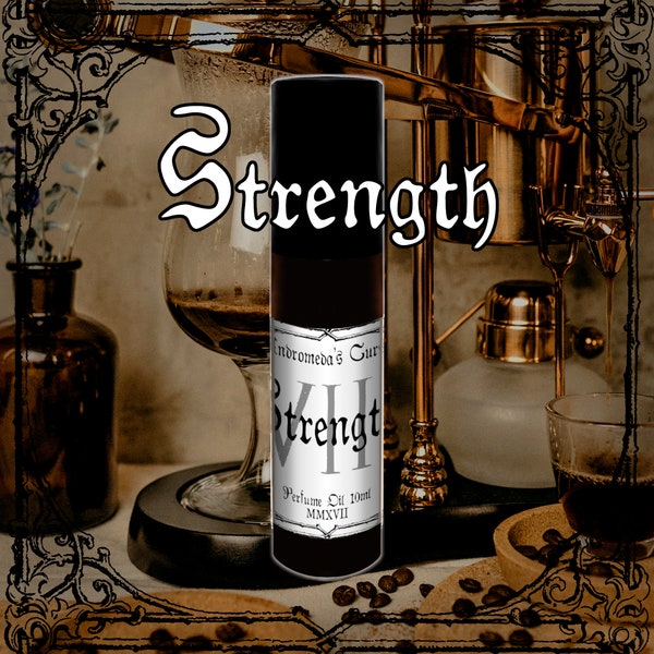 Strength - Coffee, Marshmallow, Tonka Bean - Rollerball Perfume Oil - Vegan & Cruelty Free