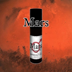Mars - Spice, Incense, Resin - Rollerball Perfume Oil - Vegan & Cruelty Free - Planetary Collection