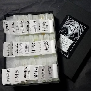 Tarot Perfume Complete Sample Set 22 Different Fragrances Vegan & Cruelty Free Gift Set The Major Arcana Collection image 1