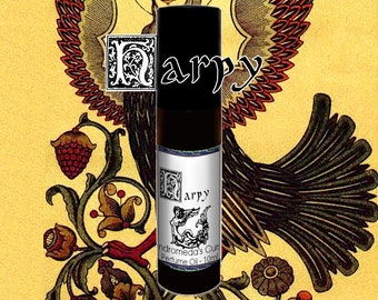 Harpy - Moss, Wet Stone, Amberwood - Rollerball Perfume Oil - Vegan & Cruelty Free - Bestiary Collection Part II
