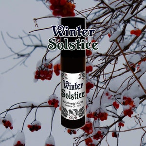 Winter Solstice - Evergreen, Orange, Spice - Rollerball Perfume Oil - Vegan & Cruelty Free