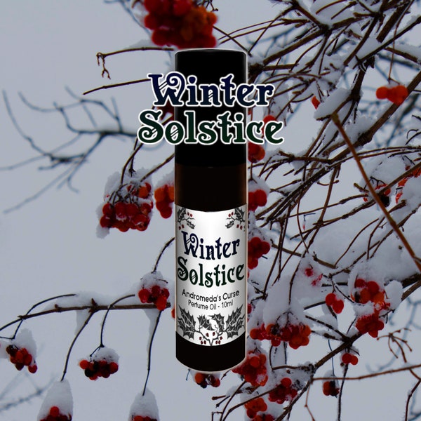 Winter Solstice - Evergreen, Orange, Spice - Rollerball Perfume Oil - Vegan & Cruelty Free