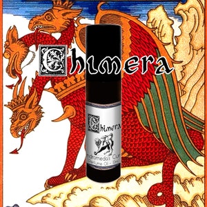 Chimera - Spiced Chocolate, Palo Santo, Vanilla - Rollerball Perfume Oil - Vegan & Cruelty Free - Bestiary Collection Part I