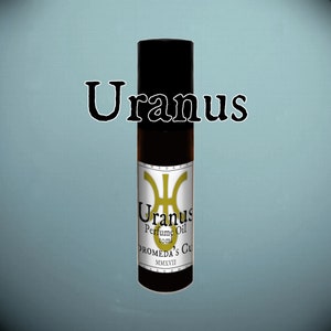 Uranus - Woodsmoke, Tobacco - Rollerball Perfume Oil - Vegan & Cruelty Free - Planetary Collection