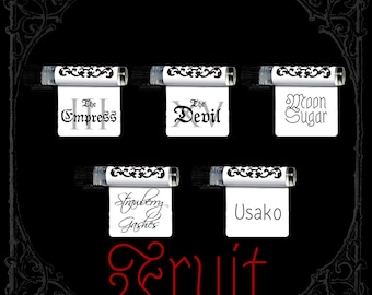 FRUIT Perfume Oil Sample Pack - Fruity Scents - 5 Unique Fragrances - Vegan & Cruelty Free