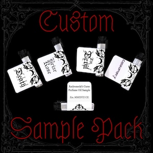 Perfume Oil Custom Sample Pack - 5 Pieces - Vegan & Cruelty Free