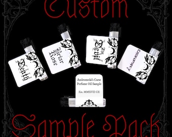 Perfume Oil Custom Sample Pack - 5 Pieces - Vegan & Cruelty Free