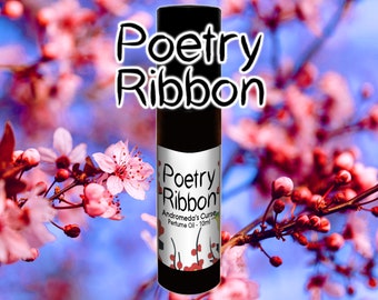 Nastro di poesia - Fiore di prugno, Tè bianco - Olio profumato per roller - Vegano e Cruelty Free