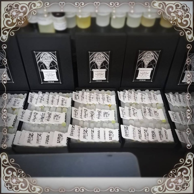 Tarot Perfume Complete Sample Set 22 Different Fragrances Vegan & Cruelty Free Gift Set The Major Arcana Collection image 4