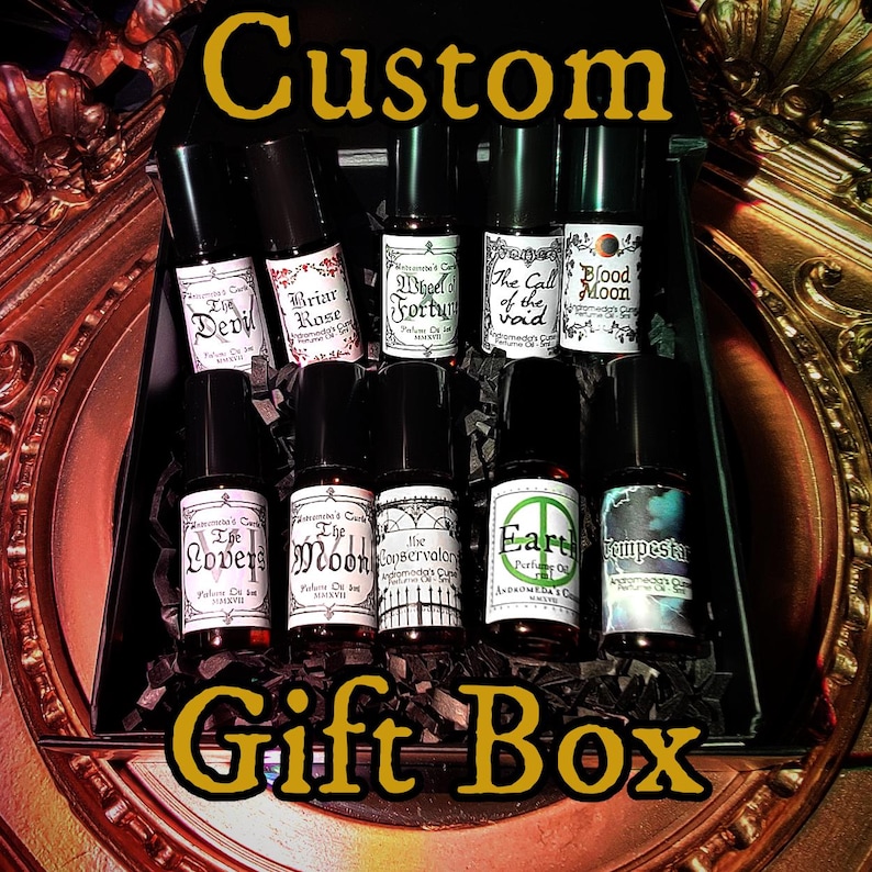 Customizable Gift Box - Rollerball Perfume Oil - 5ml Rollerball Bottles - Gift Set - Vegan & Cruelty Free image 2