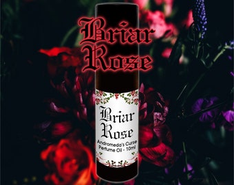 Briar Rose - Rose, Incense, Woods -  Rollerball Perfume Oil - Vegan & Cruelty Free