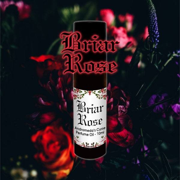 Briar Rose - Rose, Encens, Bois - Huile de parfum Rollerball - Végétalien et sans cruauté envers les animaux