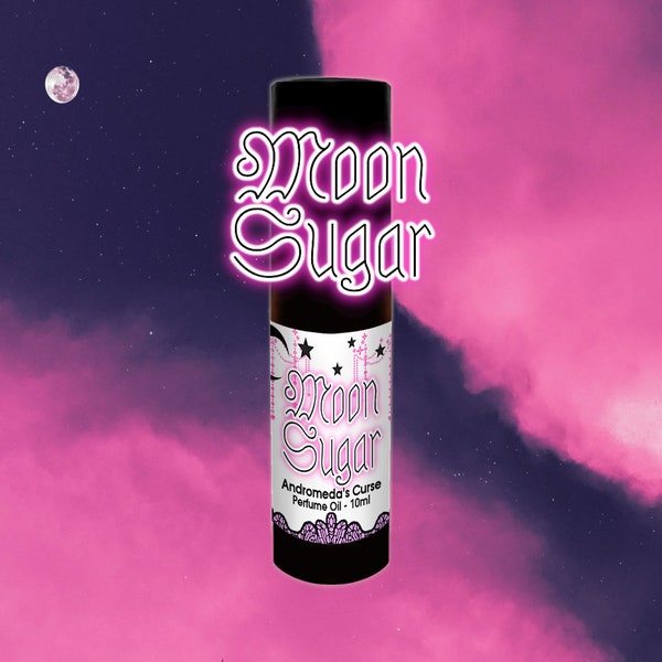 Moon Sugar - Peaches, Lychee, Strawberry - Rollerball Perfume Oil - Vegan & Cruelty Free