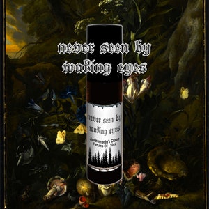 never seen by waking eyes - Incense, Cedarwood, Amber - Rollerball Perfume Oil - Vegan & Cruelty Free