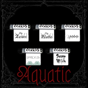 AQUATIC Perfume Oil Sample Pack - Aquatic Scents - 5 Unique Fragrances - Vegan & Cruelty Free