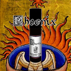 Phoenix - Bergamot, Black Tea - Rollerball Perfume Oil - Vegan & Cruelty Free - Bestiary Collection Part I