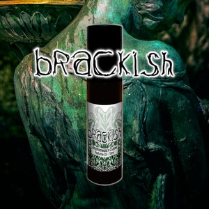 Brackish - Cypress, Sea Salt, Rain - Rollerball Perfume Oil - Vegan & Cruelty Free