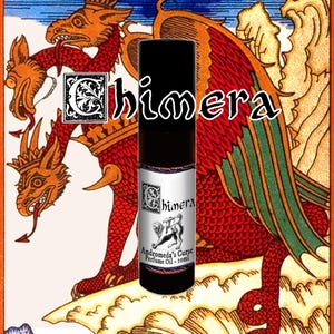 Chimera - Spiced Chocolate, Palo Santo, Vanilla - Rollerball Perfume Oil - Vegan & Cruelty Free - Bestiary Collection Part I