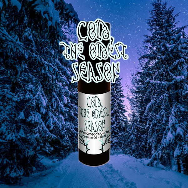 Cold, the Oldest Season - Peppermint, Cedarwood, Evergreen -  Rollerball Perfume Oil - Vegan & Cruelty Free