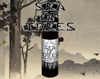 Sea of Trees - Hinoki, Bamboo, Black Musk - Rollerball Perfume Oil - Vegan & Cruelty Free