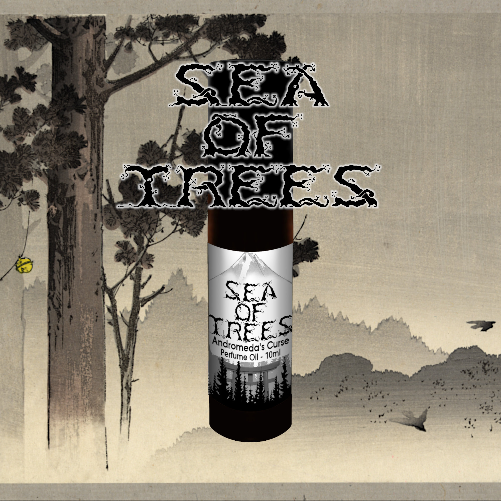 Sea of Trees - Hinoki, Bamboo, Black Musk - Rollerball Perfume Oil