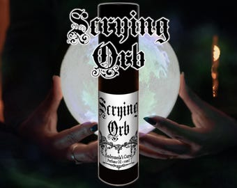 Scrying Orb - Smoke, Moss, Sandalwood - Rollerball Perfume Oil - Vegan & Cruelty Free