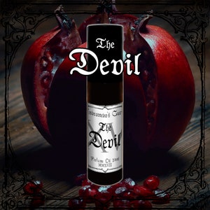 The Devil - Pomegranate, Red Fruits, Sandalwood - Rollerball Perfume Oil - Vegan & Cruelty Free