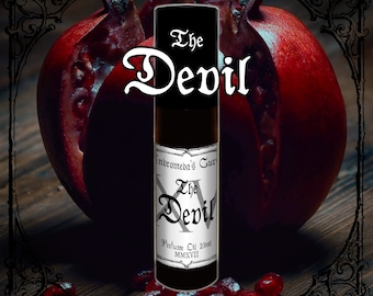 The Devil - Pomegranate, Red Fruits, Sandalwood - Rollerball Perfume Oil - Vegan & Cruelty Free