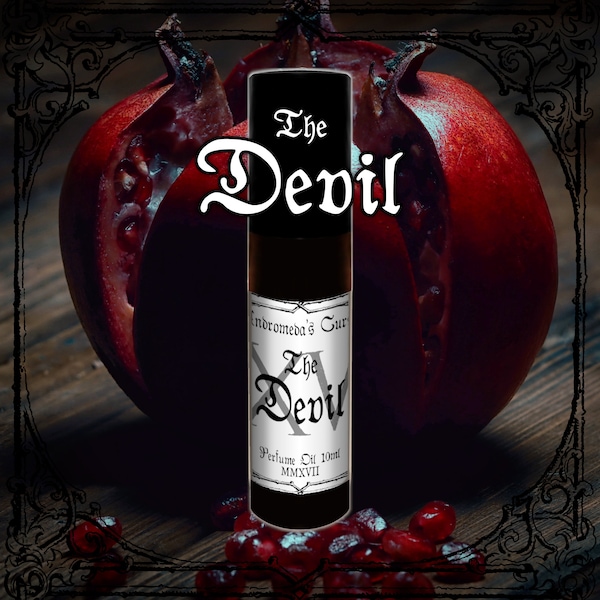The Devil - Pomegranate, Red Fruits, Sandalwood - Rollerball Perfume Oil - Vegan & Cruelty Free