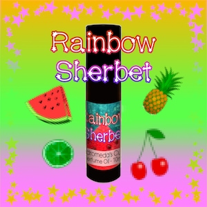 Rainbow Sherbet - Rollerball Perfume Oil - 5ml, 10ml, 30ml - Vegan - Limited Availability! Summer Treats Collection