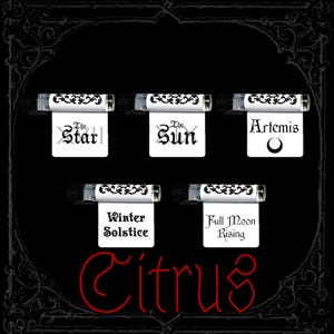 CITRUS Perfume Oil Sample Pack - Citrus Scents - 5 Unique Fragrances - Vegan & Cruelty Free