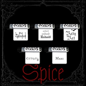 SPICE Perfume Oil Sample Pack - Spice Scents - 5 Unique Fragrances - Vegan & Cruelty Free