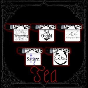 TEA Parfüm Öl Sample Pack - Teedüfte - 5 Einzigartige Düfte - Vegan & Frei von Grausamkeiten