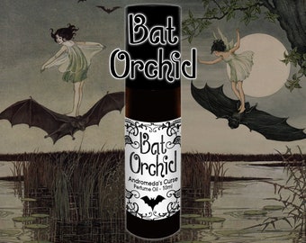 Bat Orchid - Orchid, Black Tea - Rollerball Perfume Oil - Vegan & Cruelty Free