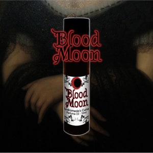 Bloodmoon - Dripping Wax, Rose, Old Coffins - Huile de parfum Rollerball - Végétalien et sans cruauté envers les animaux