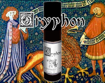 Gryphon - Cardamom, Sandalwood, Cedarwood - Rollerball Perfume Oil - Vegan & Cruelty Free - Bestiary Collection Part I