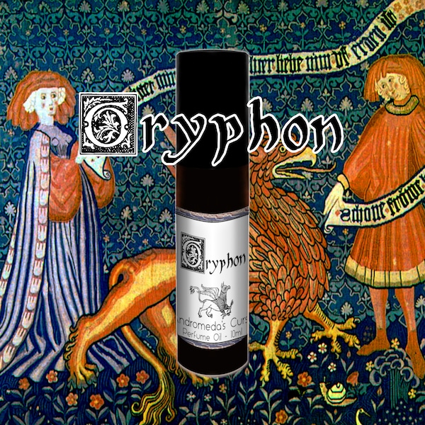 Gryphon - Cardamom, Sandalwood, Cedarwood - Rollerball Perfume Oil - Vegan & Cruelty Free - Bestiary Collection Part I